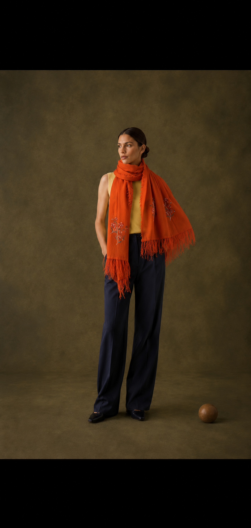 Sciarpa Feather Waltz con Piume