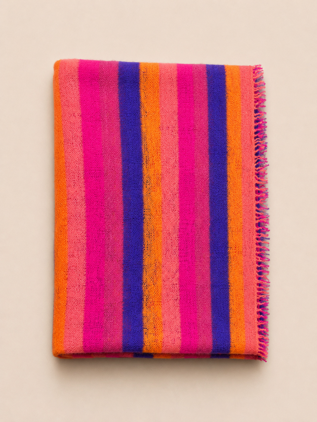 Sciarpa Basic a Righe Multicolor