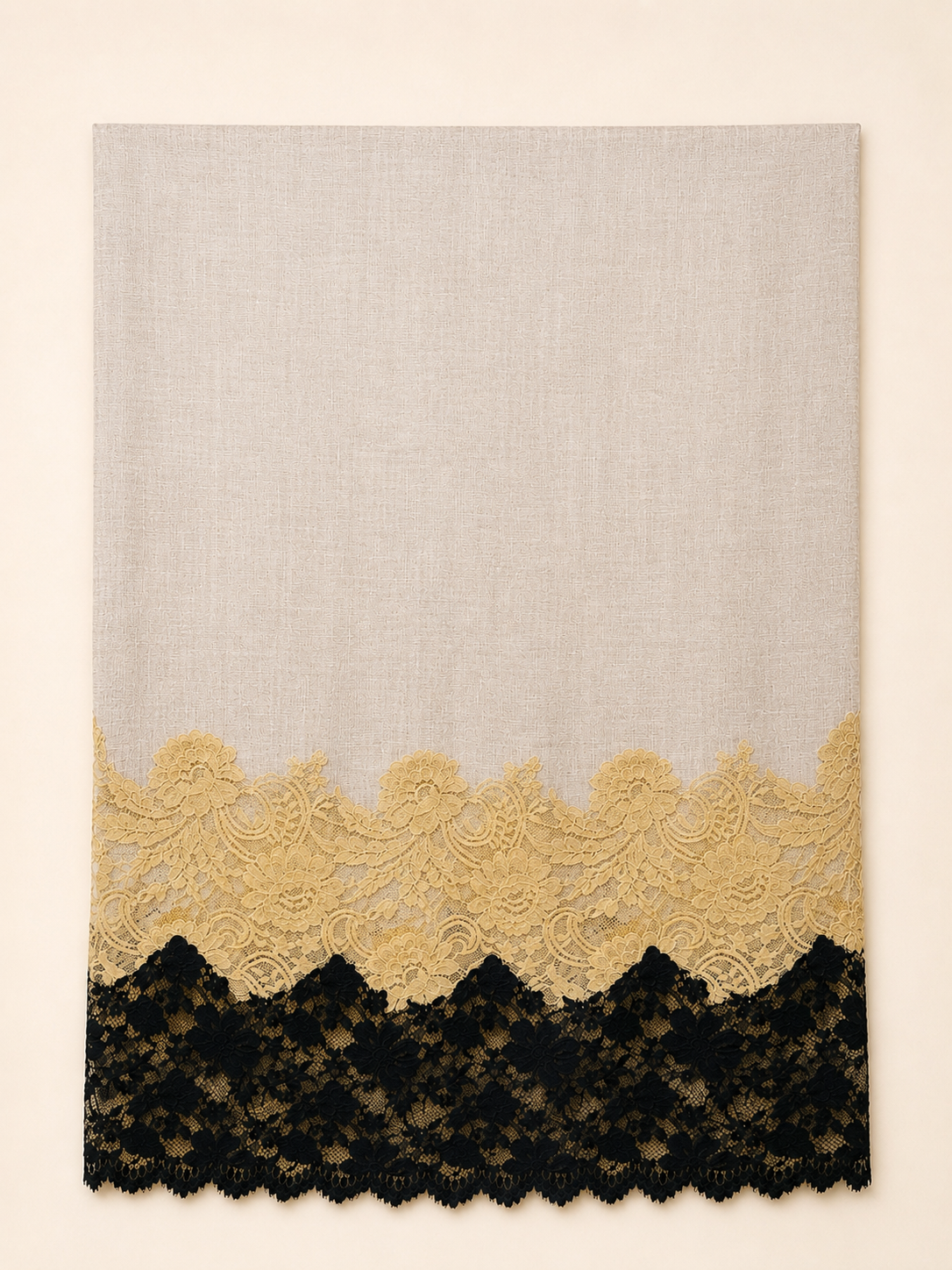 Sciarpa Dentelle Lumière con Pizzo in Lurex